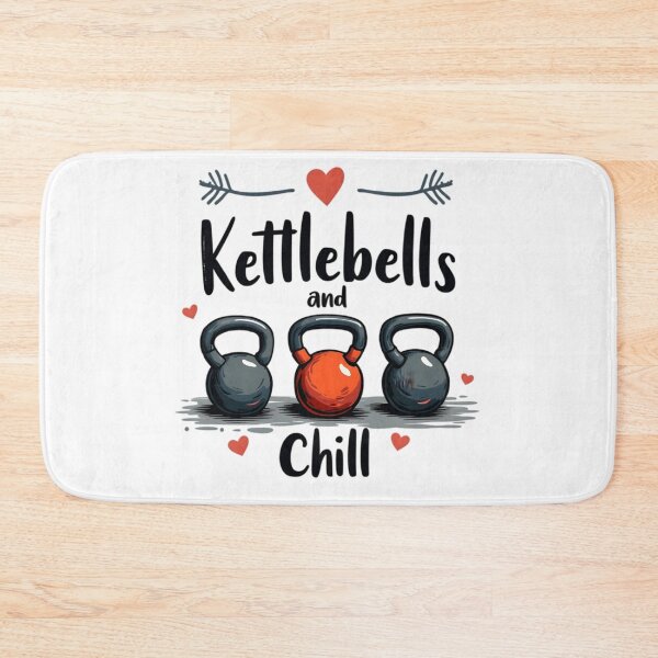 Item preview, kettlebells and chill  designed and sold by Ismartista.