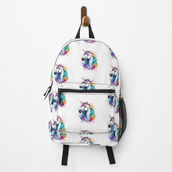 Item preview, Digital matte painting with unicorn mane in colorful paints. designed and sold by PrintLabStudio.