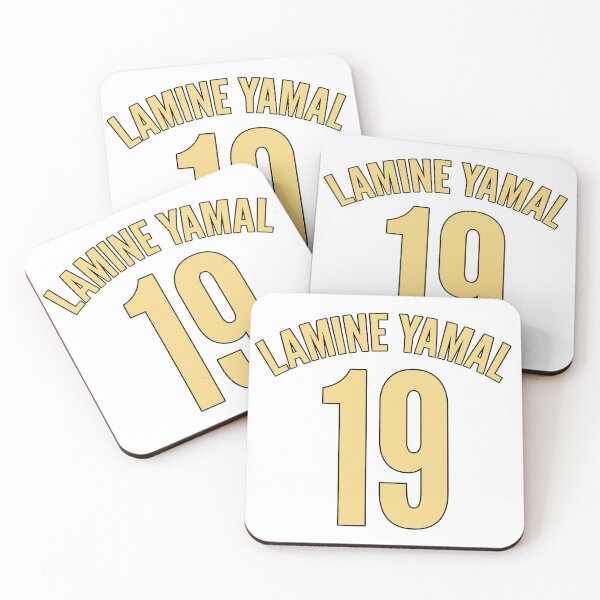 Item preview, Football Player #19 | Soccer Sports (Yellow Design / Black Outline) designed and sold by FilipeFerreira.