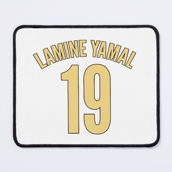 Item preview, Football Player #19 | Soccer Sports (Yellow Design / Black Outline) designed and sold by FilipeFerreira.
