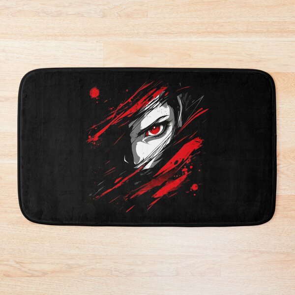 Item preview, A haunting portrait of a mysterious beauty with an intense crimson gaze, captured in a gothic style designed and sold by MOONE FLOWER.