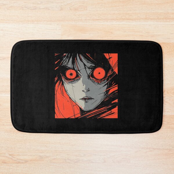 Item preview, A haunting portrait of a mysterious beauty with an intense crimson gaze, captured in a gothic style designed and sold by MOONE FLOWER.