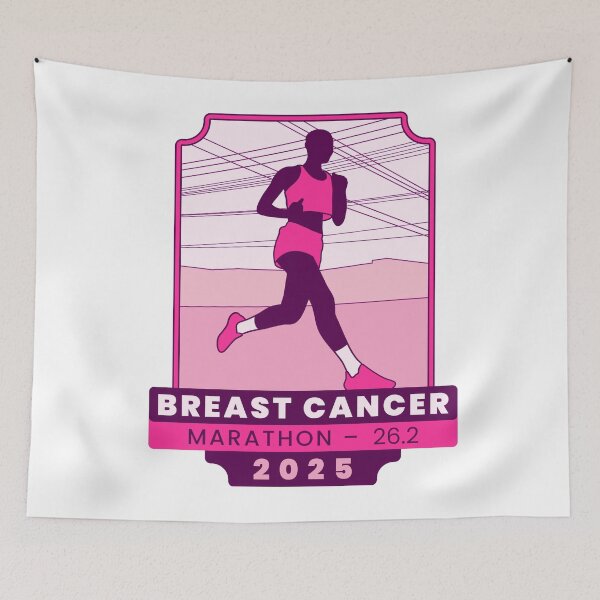 Item preview, Breast Cancer Marathon – 26.2 – 2025 designed and sold by Moritz Schwäble.