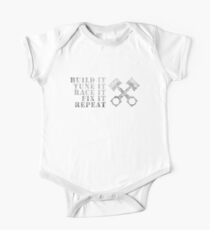 Build It Tune It Race It Fix It Repeat Car Enthusiast One Piece - Short Sleeve