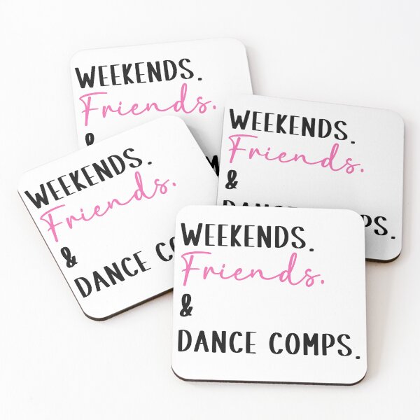 Item preview, Weekends Friends and Dance Competitions designed and sold by SarahFinnDesign.