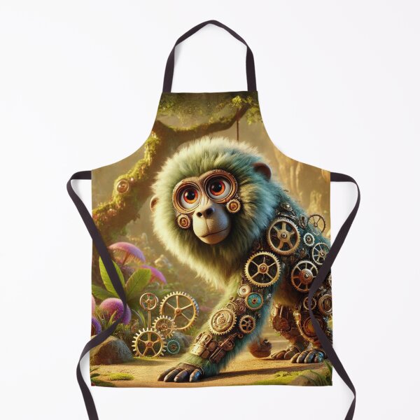 Item preview, Steampunk Olive Baboon designed and sold by Sillytoe.