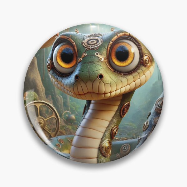 Item preview, Steampunk Olive Python designed and sold by Sillytoe.