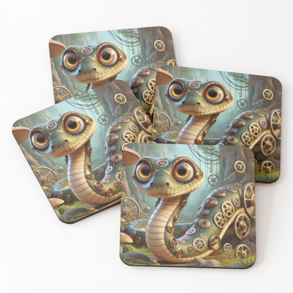 Item preview, Steampunk Olive Python designed and sold by Sillytoe.