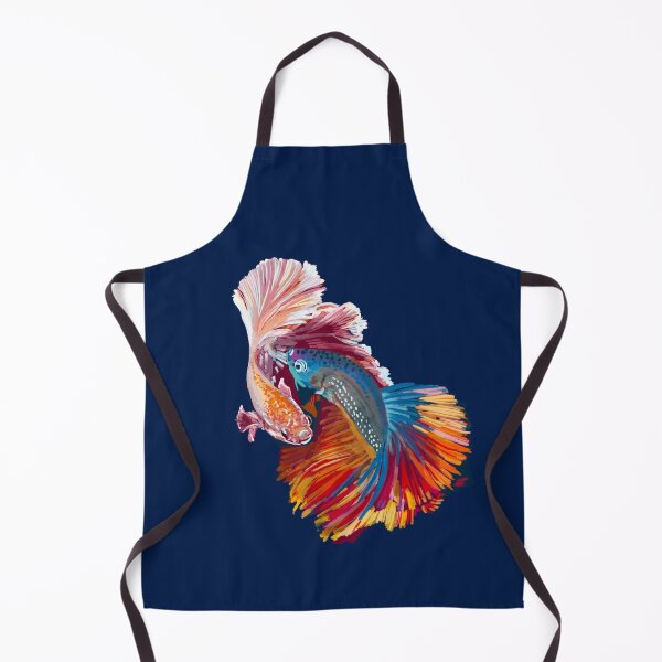 Item preview, Couple of Colorful Fish Embracing - Vibrant and Romantic Fish Illustration designed and sold by Pandositive.