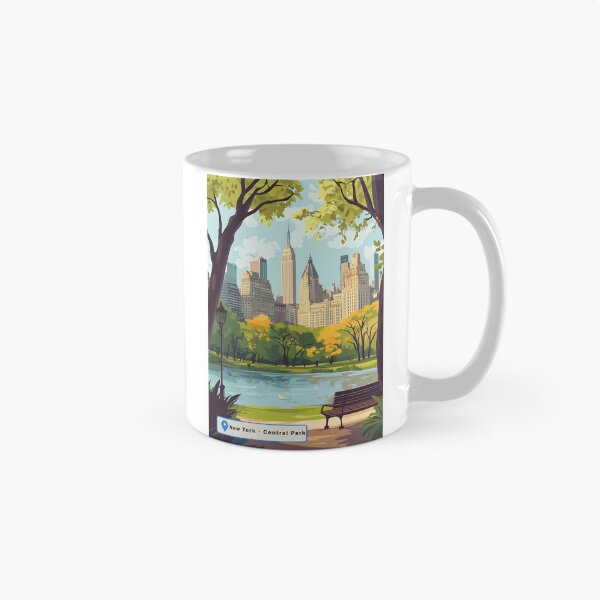 Item preview, New York City Central Park Travel Poster Art designed and sold by capoeraz.