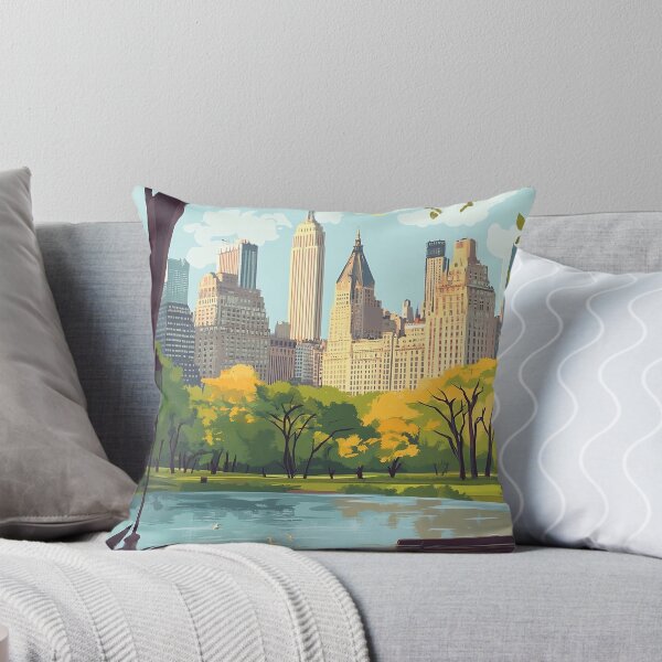 Item preview, New York City Central Park Travel Poster Art designed and sold by capoeraz.