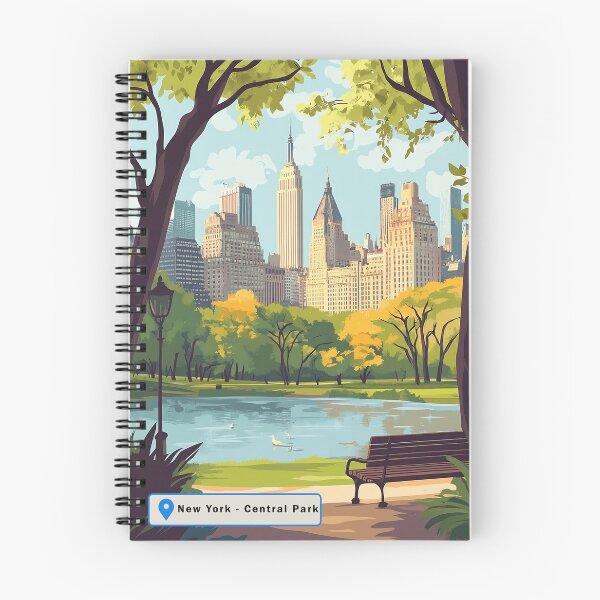 Item preview, New York City Central Park Travel Poster Art designed and sold by capoeraz.