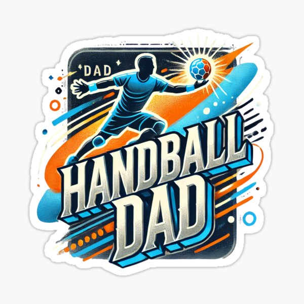 Item preview, Handball Dad T-Shirt – Bold Sportswear for Handball Enthusiasts and Proud Fathers designed and sold by thenewking.