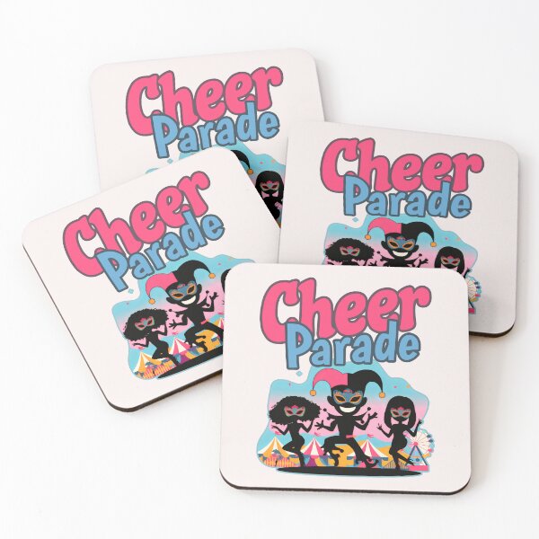 Item preview, Cheer Parade Where Joyful Masks Dance Free designed and sold by SplashTastic.