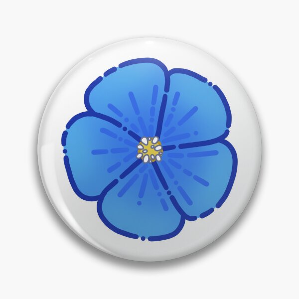 Item preview, Blue Flower Simple Design designed and sold by AveryZi.