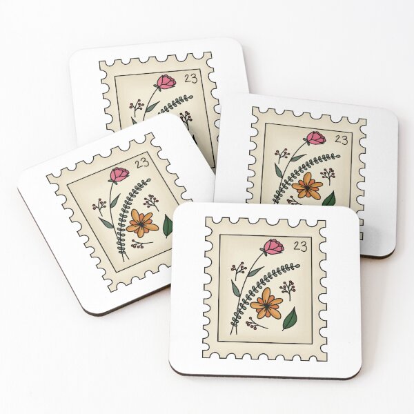 Item preview, Floral postage stamp designed and sold by Hailey Joy.