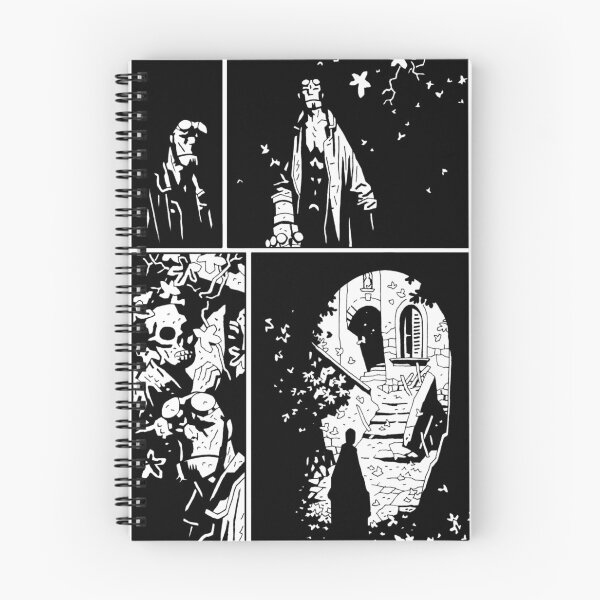 Item preview, Hellboy Panels Spooky and in Black and White by Mignola designed and sold by woodycompton.