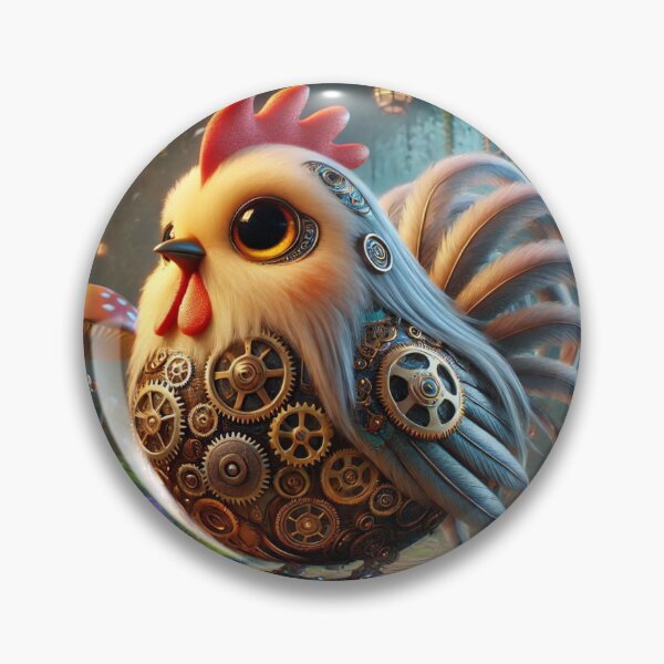 Item preview, Steampunk Onagadori Chicken designed and sold by Sillytoe.