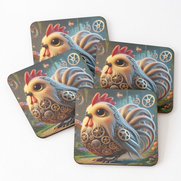 Item preview, Steampunk Onagadori Chicken designed and sold by Sillytoe.