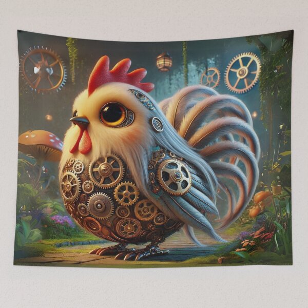Item preview, Steampunk Onagadori Chicken designed and sold by Sillytoe.
