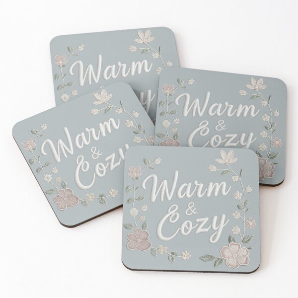 Item preview, Warm & Cozy: Delicate Flowers with Embroidery Visual Effect for a Cozy Design - Pastel Pink and Green Color - for T-shirt, Sweatshirt, Mug and More designed and sold by MUGpro.
