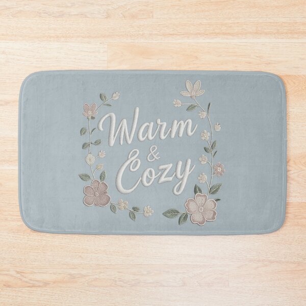 Item preview, Warm & Cozy: Delicate Flowers with Embroidery Visual Effect for a Cozy Design - Pastel Pink and Green Color - for T-shirt, Sweatshirt, Mug and More designed and sold by MUGpro.