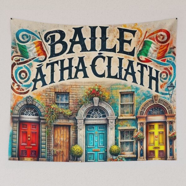 Item preview, Baile Átha Cliath - The Vibrant Doors of Dublin designed and sold by M-way.