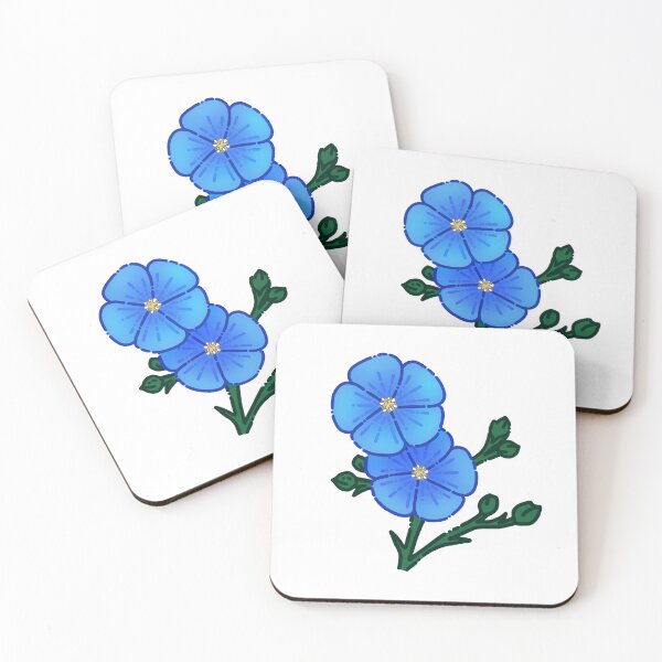 Item preview, Blue Flowers Simple Design designed and sold by AveryZi.