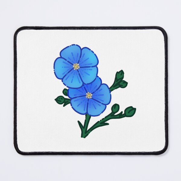 Item preview, Blue Flowers Simple Design designed and sold by AveryZi.