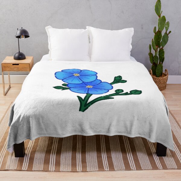 Item preview, Blue Flowers Simple Design designed and sold by AveryZi.