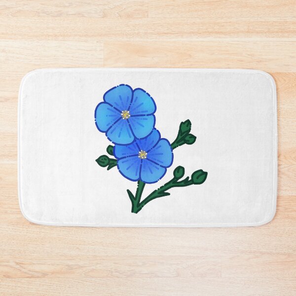 Item preview, Blue Flowers Simple Design designed and sold by AveryZi.