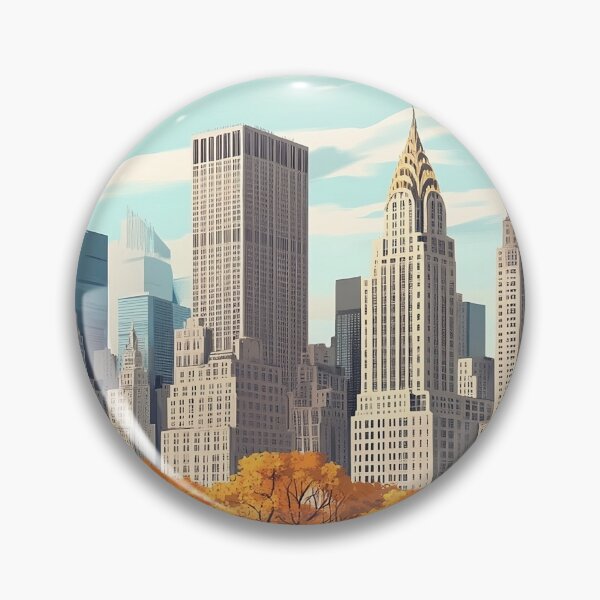 Item preview, New York City Central Park Travel Poster Art designed and sold by capoeraz.
