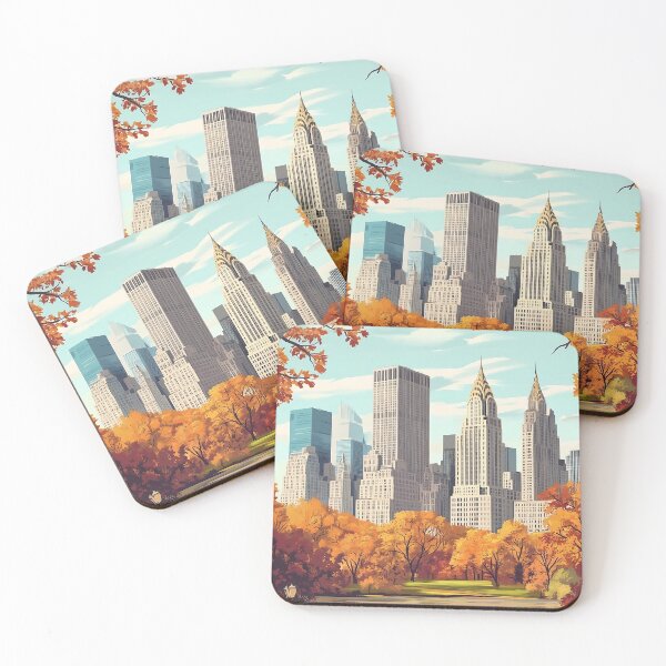 Item preview, New York City Central Park Travel Poster Art designed and sold by capoeraz.