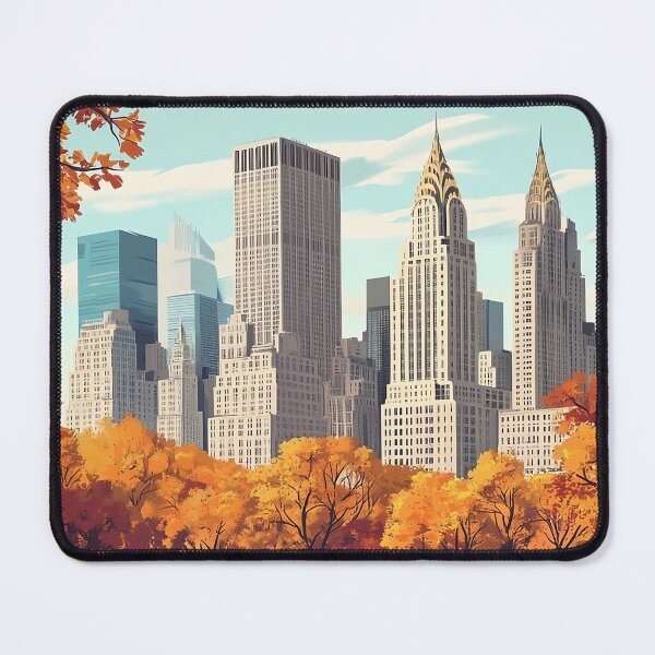 Item preview, New York City Central Park Travel Poster Art designed and sold by capoeraz.