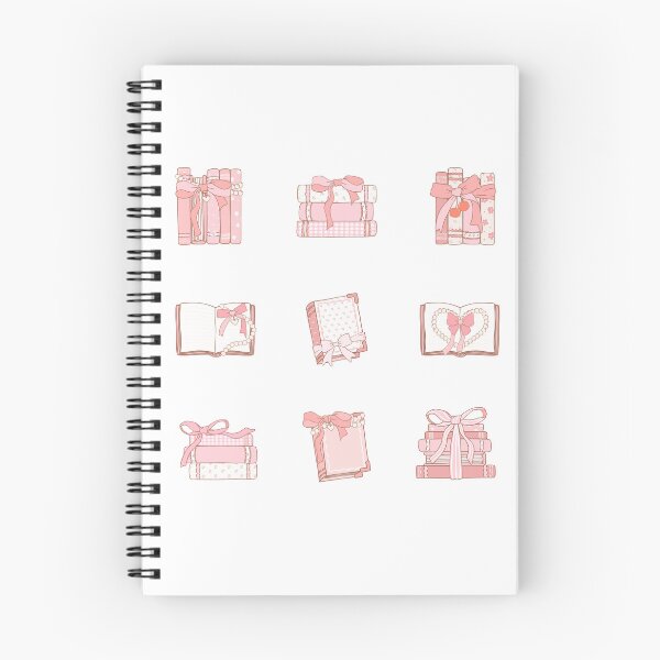 Item preview, aesthetic pink bookish set designed and sold by takeruthtothelakes.