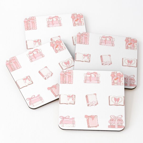 Item preview, aesthetic pink bookish set designed and sold by takeruthtothelakes.