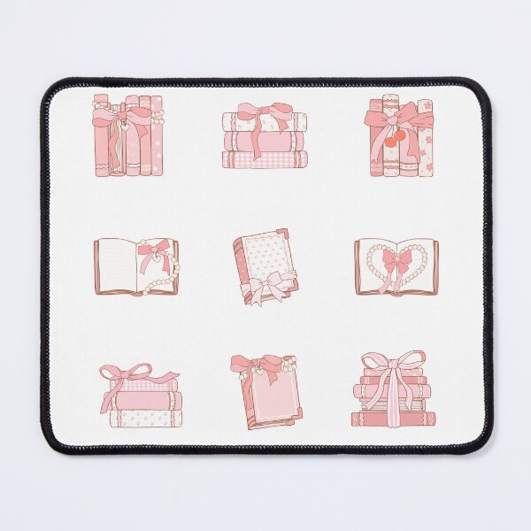 Item preview, aesthetic pink bookish set designed and sold by takeruthtothelakes.