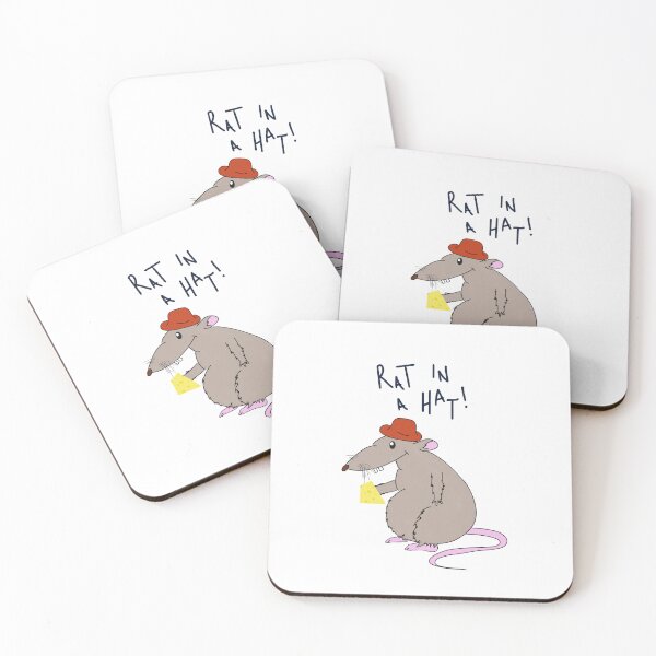 Item preview, Rat in a hat designed and sold by lilyseifert.