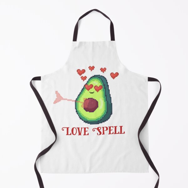 Item preview, pixel art of kawaii avocado arrowed by cupid with a heart arrow victim of love love spell designed and sold by ZerpaGiovanna.