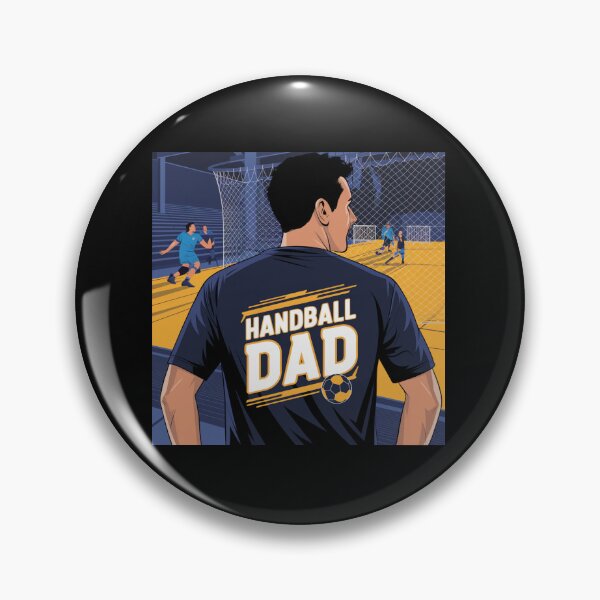 Item preview, Handball Dad T-Shirt – Bold Sportswear for Handball Enthusiasts and Proud Fathers designed and sold by thenewking.