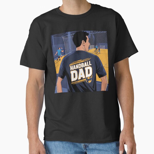 Item preview, Handball Dad T-Shirt – Bold Sportswear for Handball Enthusiasts and Proud Fathers designed and sold by thenewking.