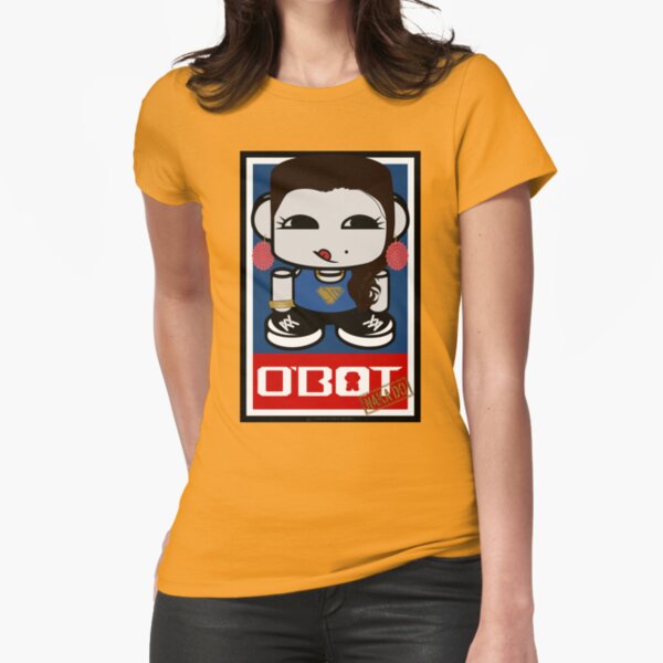 Naka Do O'BOT Toy Robot 2.0 Fitted T-Shirt