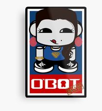 Naka Do O'BOT Toy Robot 2.0 Metal Print