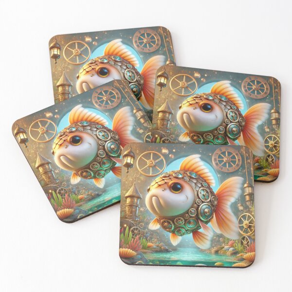 Item preview, Steampunk Oranda Goldfish designed and sold by Sillytoe.