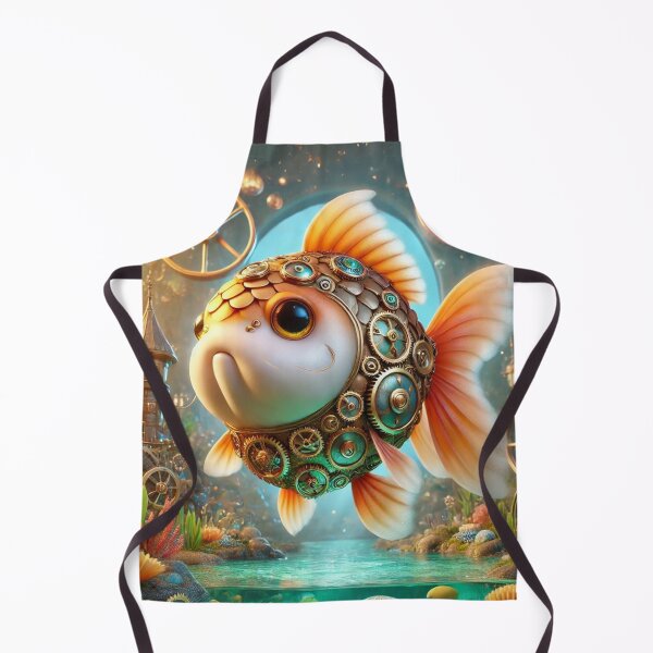 Item preview, Steampunk Oranda Goldfish designed and sold by Sillytoe.