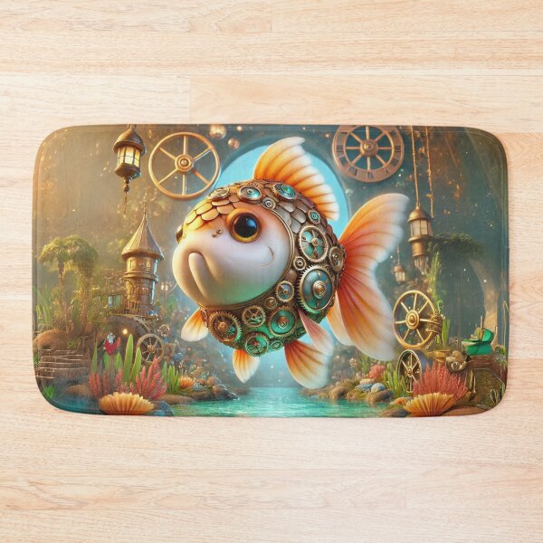 Item preview, Steampunk Oranda Goldfish designed and sold by Sillytoe.