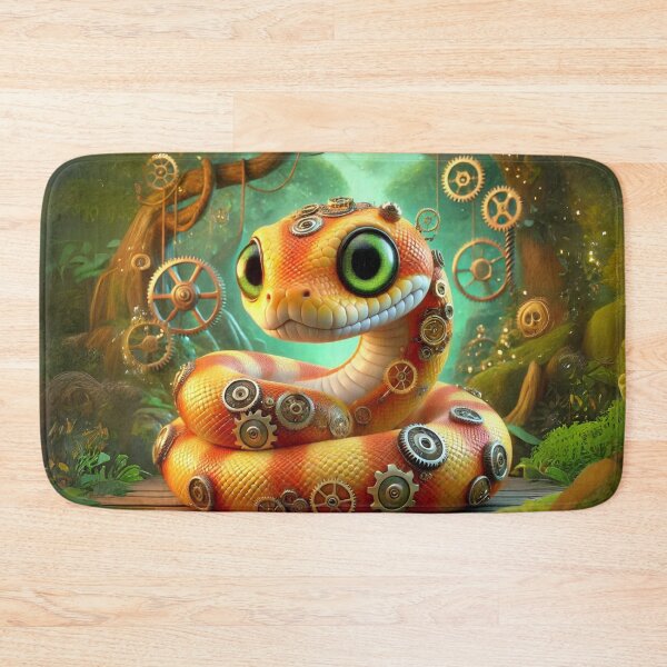 Item preview, Steampunk Orange Dream Ball Python designed and sold by Sillytoe.