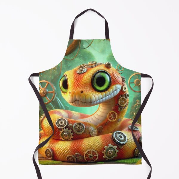 Item preview, Steampunk Orange Dream Ball Python designed and sold by Sillytoe.