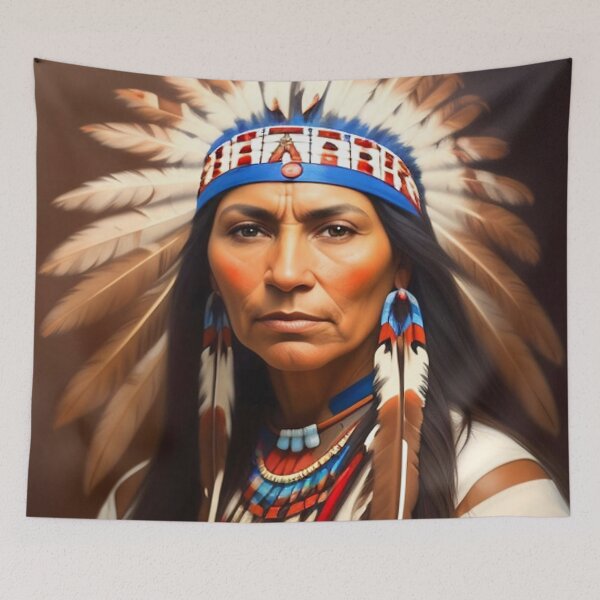 Item preview, Native American Indian - Saginaw designed and sold by Imaginarium Depot - ImaginariumDepot.us.
