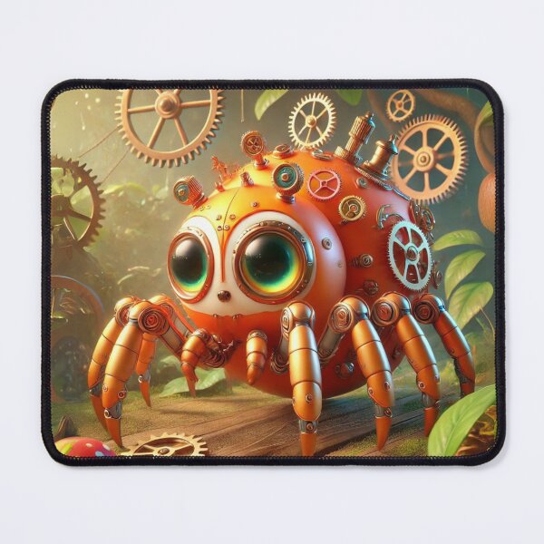 Item preview, Steampunk Orange Spider designed and sold by Sillytoe.